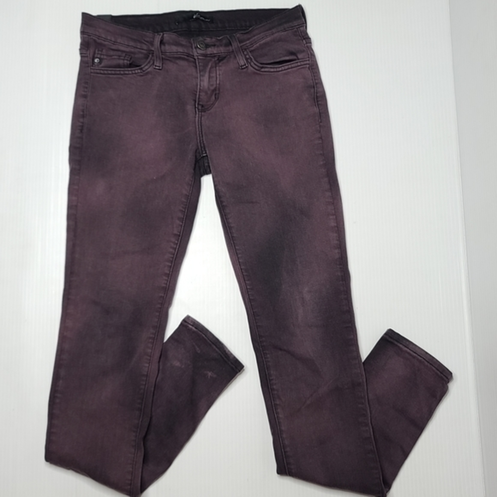 Kancan‎ 27 Purple Dark Wash Skinny Jeans